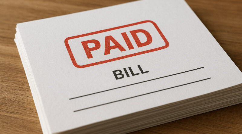 Paid Bills